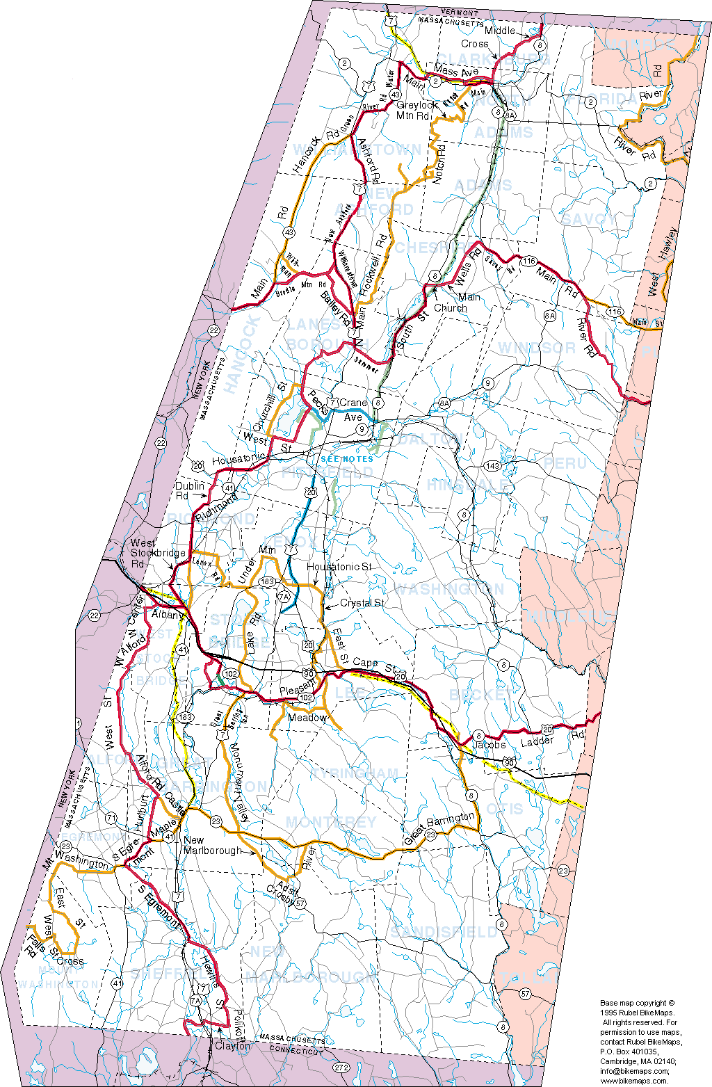 Berkshire County map (140 kB)