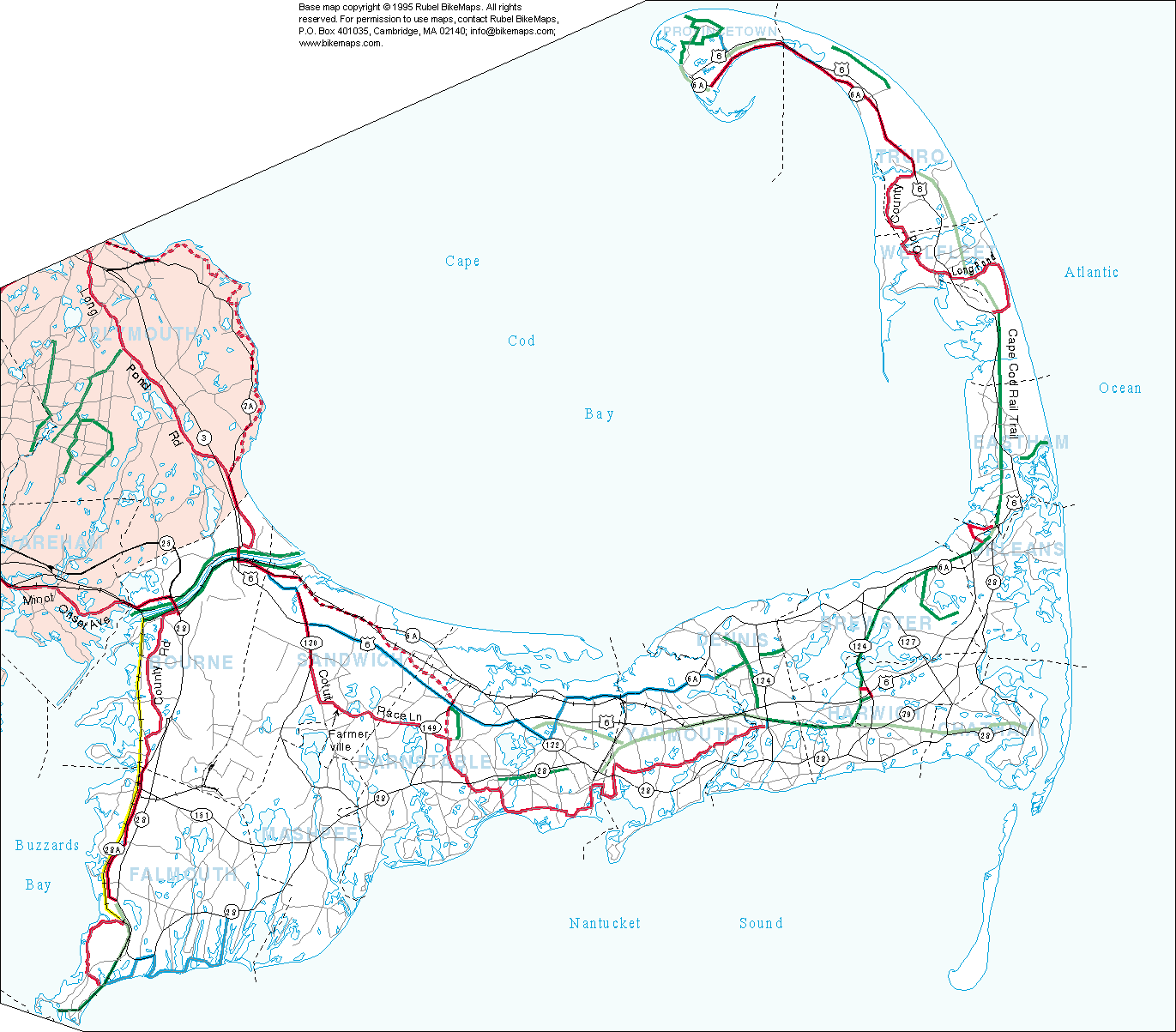 Cape Cod map (90 kB)