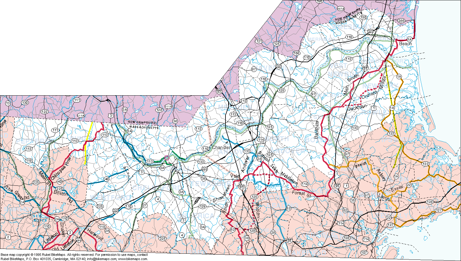 Merrimack Valley, Northern Middlesex map (153 kB)