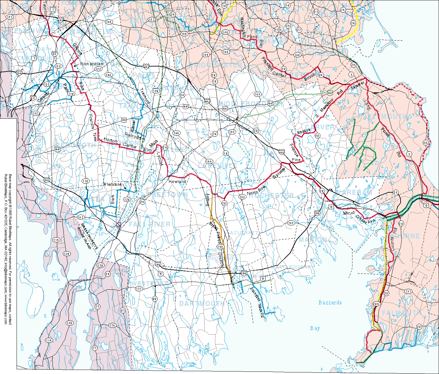 Southeaster Regional map (198 kB)