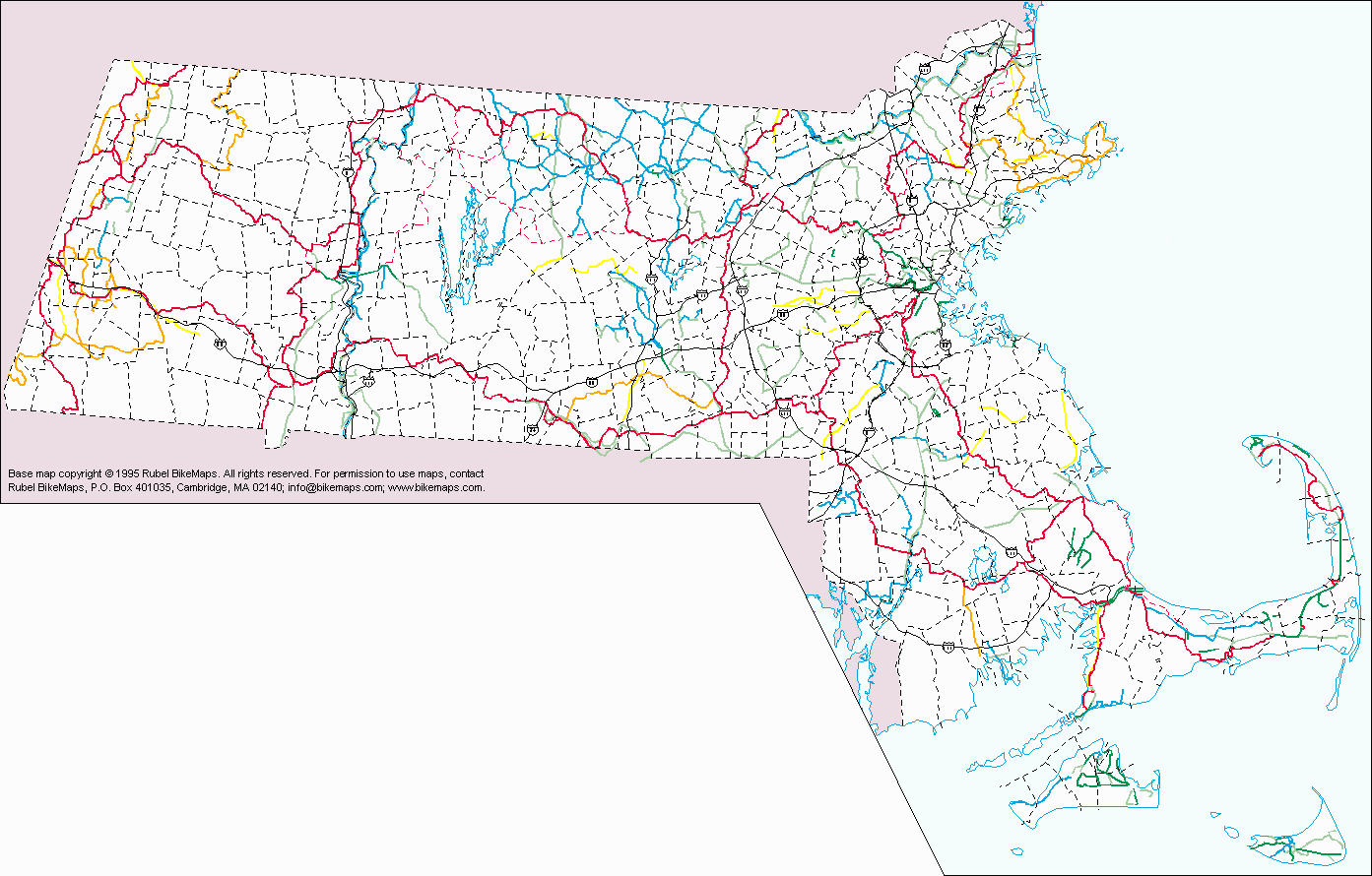 Cross-state touring route map (63 kb)