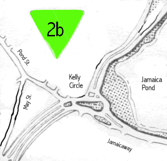map of Arborway at kelly Circle