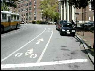 Contraflow bikelane