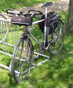 Bike with fenders