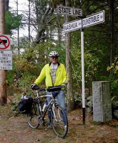 Doug Mink on the Nashua River Rail Trail